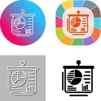 Presentation Icon Design vector