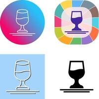 vino icono diseño vector