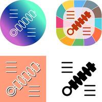 Skewer Icon Design vector