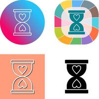 Hourglass Icon Design vector