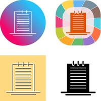 Notes Icon Design vector