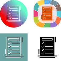 To-do List Icon Design vector