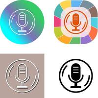 Microphone Icon Design vector