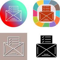 Check List Icon Design vector