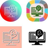 Maths Icon Design vector
