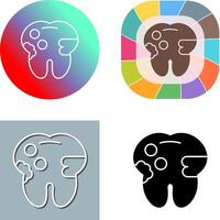 Caries Icon Design vector