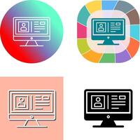 Profile Icon Design vector