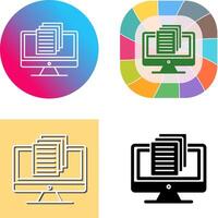 Document Icon Design vector