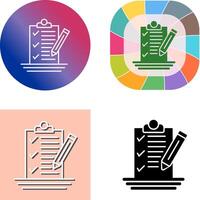 Check List Icon Design vector