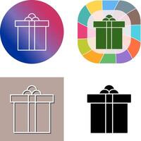 Gift Box Icon Design vector