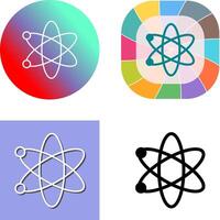 Atom Icon Design vector