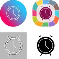 Alarm Clock Icon Design vector