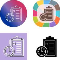 Time Management Icon Design vector