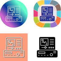 Electrocardiogram Icon Design vector