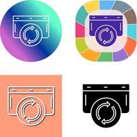 Refresh Icon Design vector