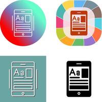 Education App Icon Design vector