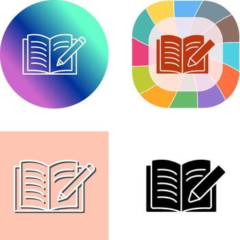 Write Icon Design vector