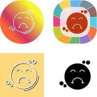 Upset Icon Design vector