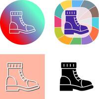 diseño de icono de botas vector