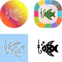 Fishing Icon Design vector