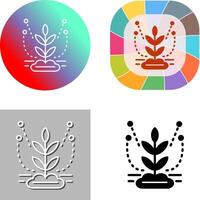 Irrigation System Icon Design vector