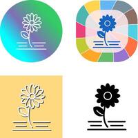 Flowers Icon Design vector