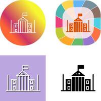 Parliament Icon Design vector