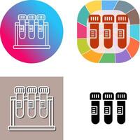 Test Tube Icon Design vector