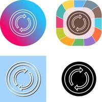 Loop Icon Design vector