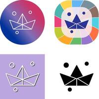 Origami Icon Design vector