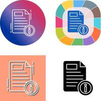 Document Icon Design vector