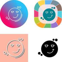 Smirk Icon Design vector