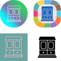 Wardrobe Icon Design vector