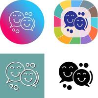 Chatting Icon Design vector