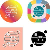 Jupiter Icon Design vector