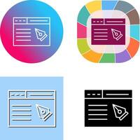 Web Page Icon Design vector