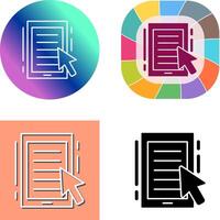 Ebook Icon Design vector