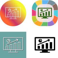 Statistics Icon Design vector