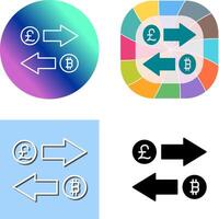 Exchange Icon Design vector