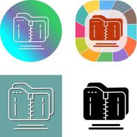 Compressed Icon Design vector