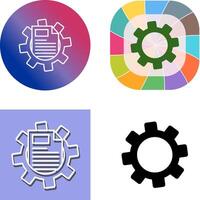 Cogwheel Icon Design vector