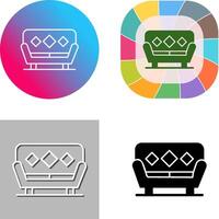 Sofa Icon Design vector