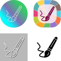 Paint Brush Icon Design vector