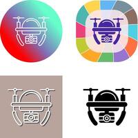 Camera Drone Icon Design vector