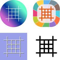 Square Layout Icon Design vector