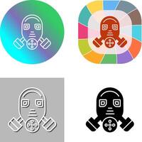 Gas Mask Icon Design vector