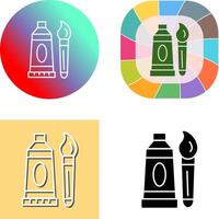 Oil Paint Icon Design vector