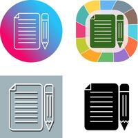 Page Icon Design vector