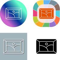 Frame Icon Design vector