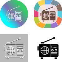 Radio Icon Design vector